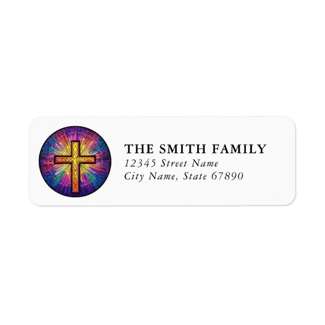 Faith & Inspirational Return Address Labels (Front)