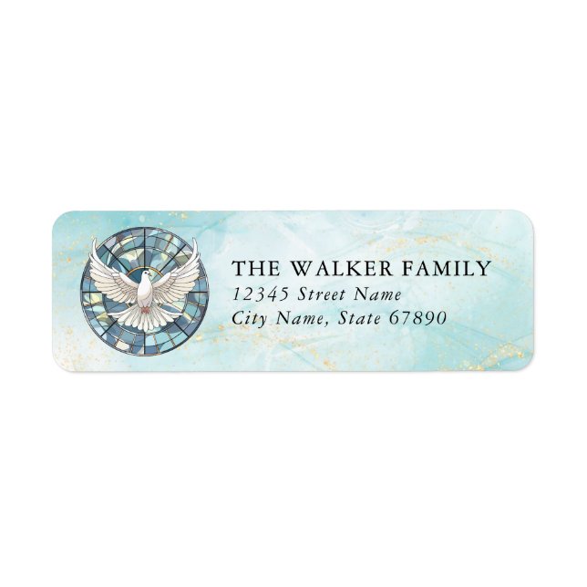 Faith & Inspirational Return Address Labels (Front)