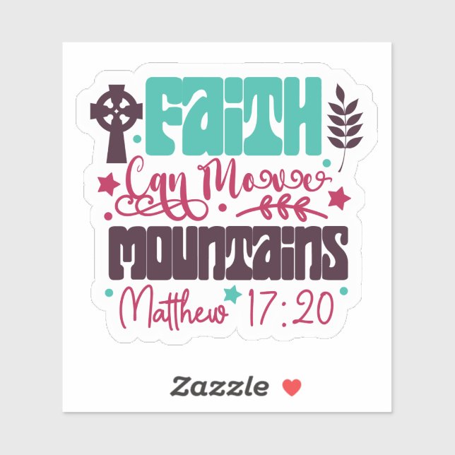 Faith-Inspired Bible Verse Stickers (Sheet)
