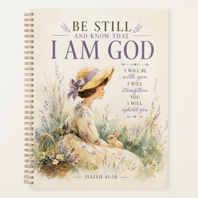Faith Inspired Botanical Art Planner (Front)