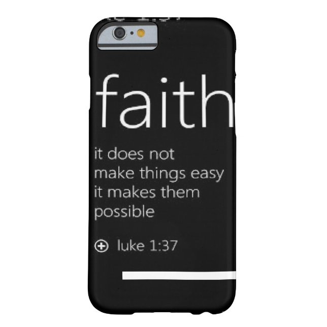 Faith iPhone 6 case (Back)
