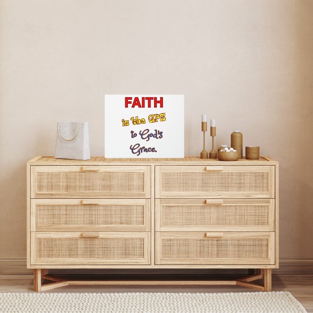 Faith is the GPS Plaque (Creator Uploaded)