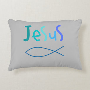 Faith , Jesus  Decorative Cushion