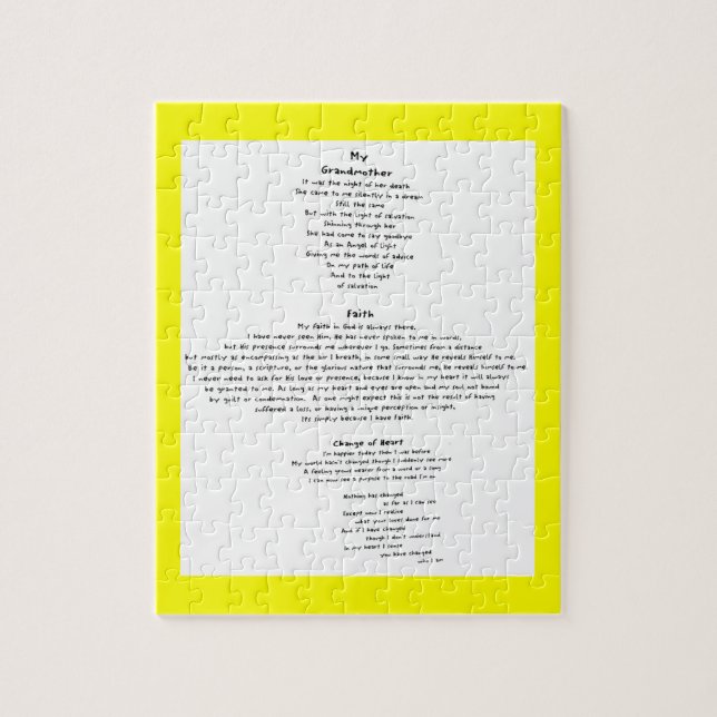 Faith Jigsaw Puzzle (Vertical)