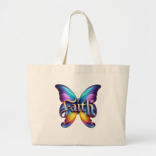 Faith Large Tote Bag