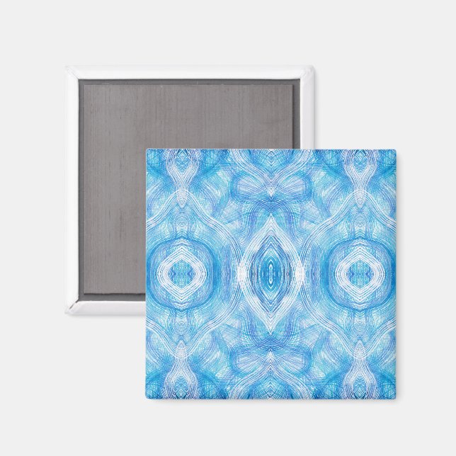 Faith Light Blue Abstract Watercolor Art Magnet (Front/Back)