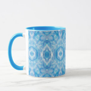 Faith Light Blue Abstract Watercolor Art Mug