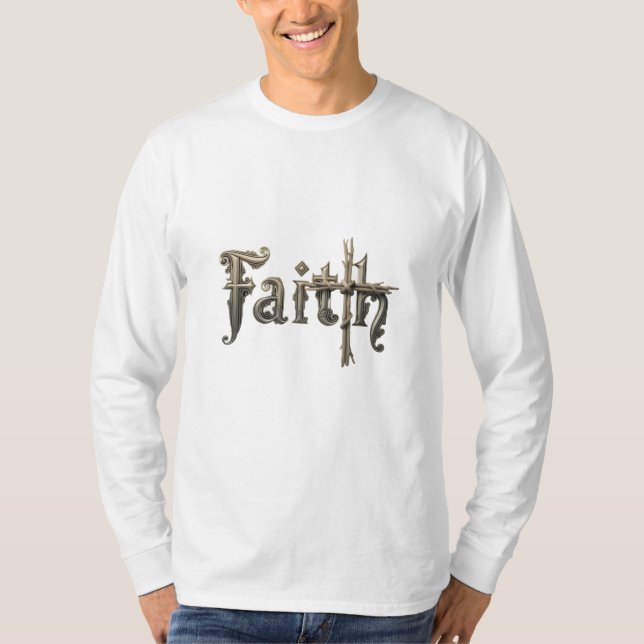 Faith Long Sleeve Unisex T-Shirt  (Front)