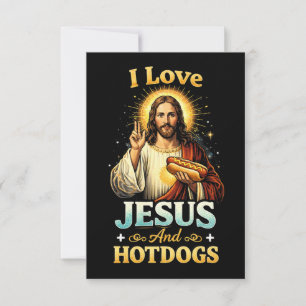 Faith, Love, and Hotdogs Thank You Card
