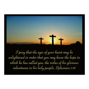 Faith Love Cross Prayer Christianity Peace Destiny Poster