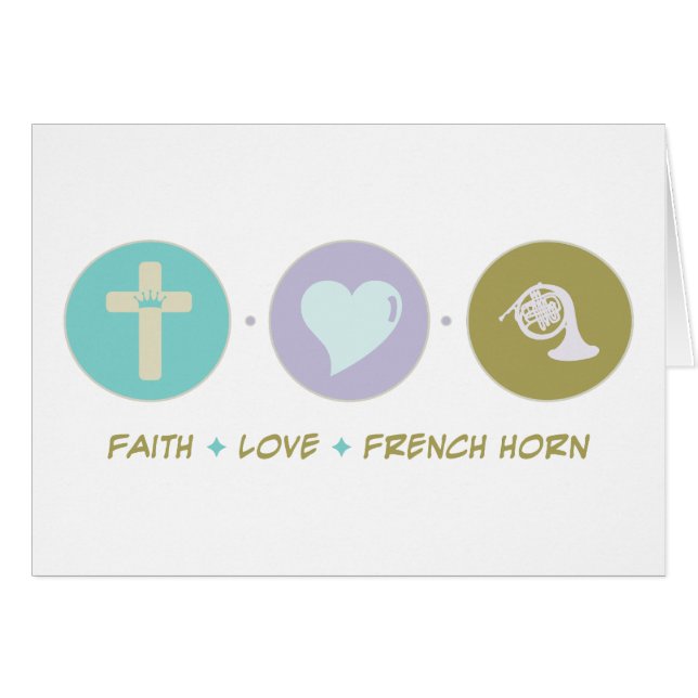 Faith Love French Horn (Front Horizontal)