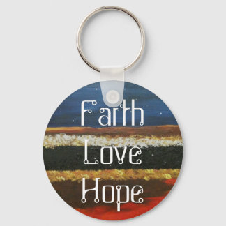 faith love hope keychaine key ring