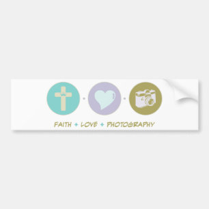 Faith Love Photography Bumper Sticker