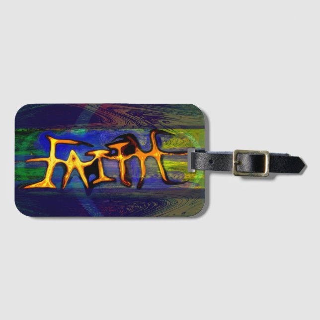 Faith Luggage Tag (Front Horizontal)