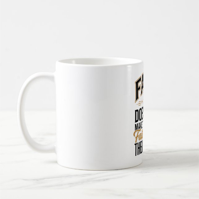 Faith Makes Them Possible Christian Typography Des Coffee Mug (Left)