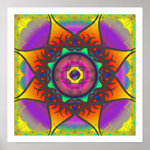 Faith MandalaGram Poster