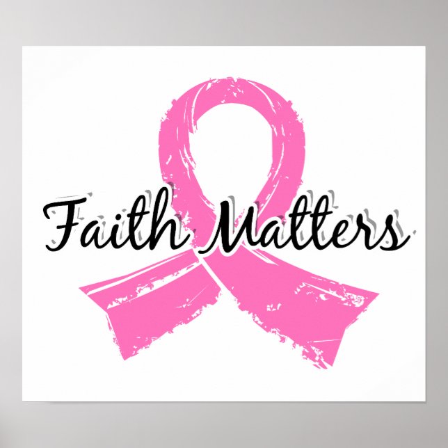 Faith Matters 5 Breast Cancer Poster (Front)