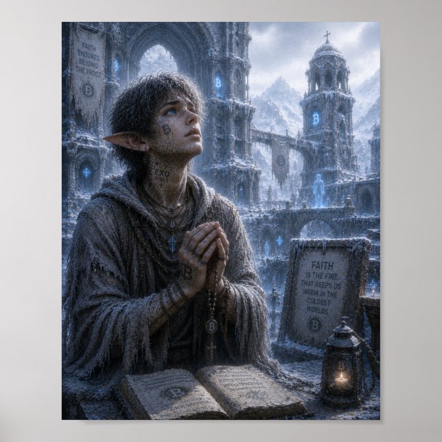Faith / Monk / Frozen Monastery Poster (Front)