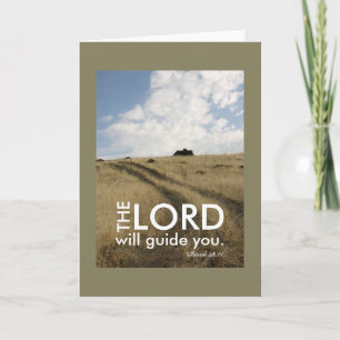 Faith Motivational Guidance Travel Card