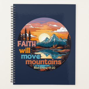 Faith Move Mountains Christian Design Planner