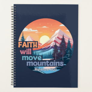 Faith Move Mountains Christian Design Planner