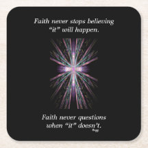 Faith Never Coasters w/Feather cross