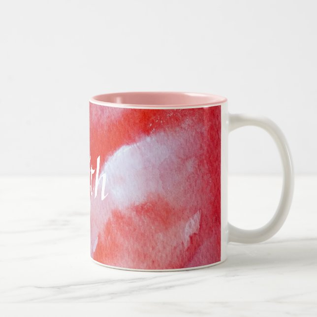 Faith Original Pink Red Beautiful Mug (Right)
