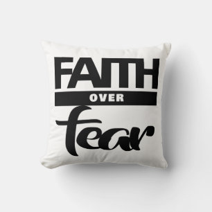 Faith Over Fea Cushion