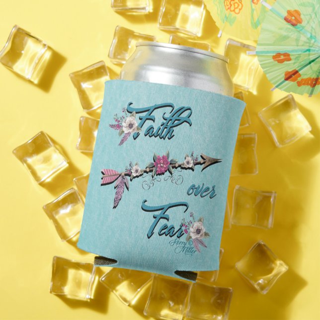 Faith Over Fear Can Cooler (In Situ Summer)