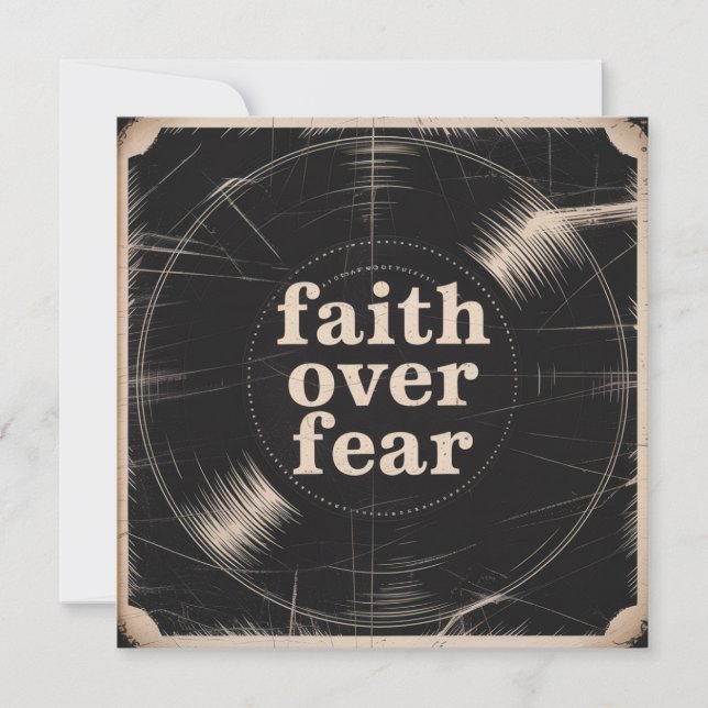 Faith Over Fear Card (Front)