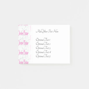 Faith Over Fear Christian Religious Inspirational Post-it Notes