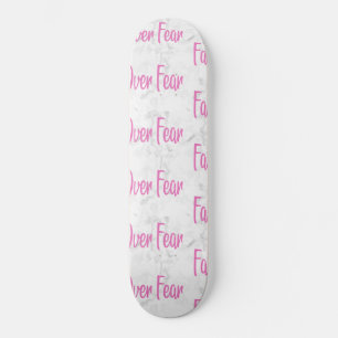 Faith Over Fear Christian Religious Inspirational Skateboard