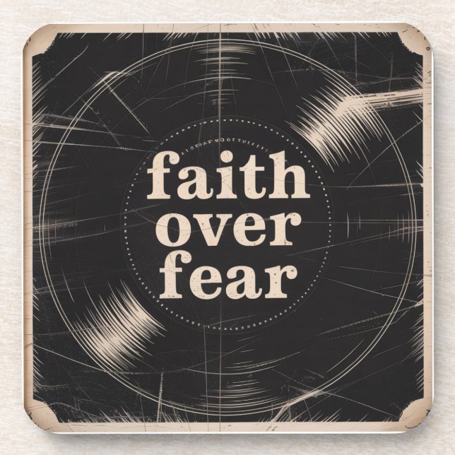 Faith Over Fear Coaster (Front)