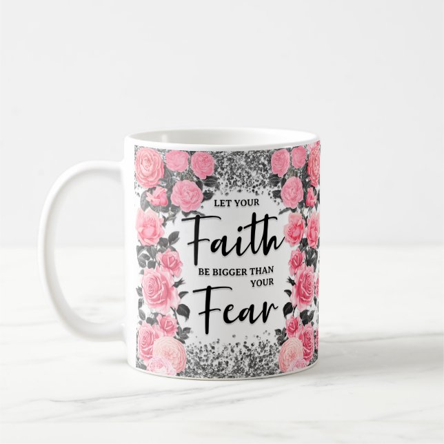 Faith over Fear Coffee Mug (Left)