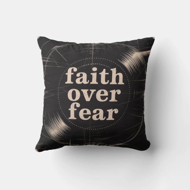 Faith Over Fear Cushion (Back)