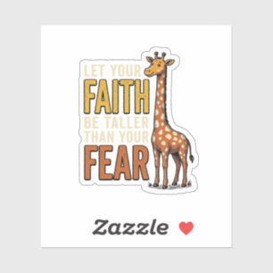 Faith Over Fear Giraffe Vintage Christian Shirt_1