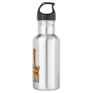 Faith Over Fear Giraffe Vintage Christian Shirt De 532 Ml Water Bottle
