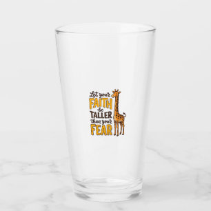 Faith Over Fear Giraffe Vintage Christian Shirt De Glass