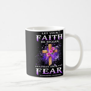 Faith Over Fear Heimers Awareness Support Christia Coffee Mug