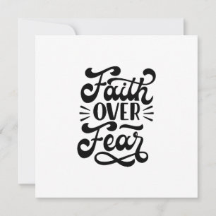 Faith Over Fear Invitation