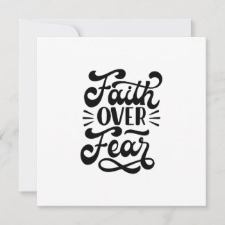 Faith Over Fear Invitation