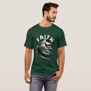 Faith Over Fear Isaiah 41:10 Eagle T-Shirt
