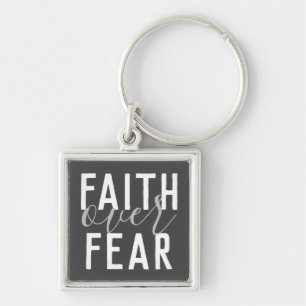 FAITH OVER FEAR KEY RING