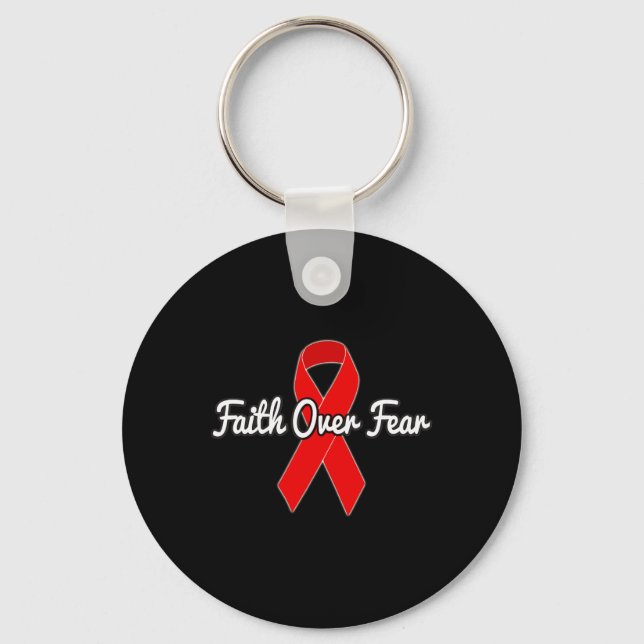 Faith Over Fear  Key Ring (Front)