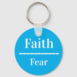 Faith over Fear keychain