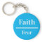 Faith over Fear keychain