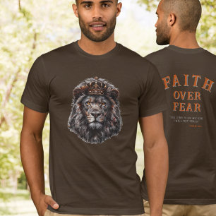 Faith Over Fear King Lion T-Shirt