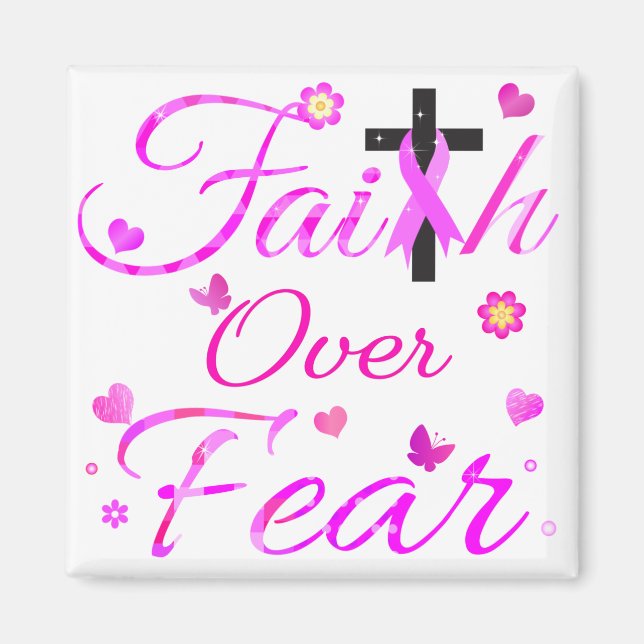 Faith Over Fear Magnet (Front)