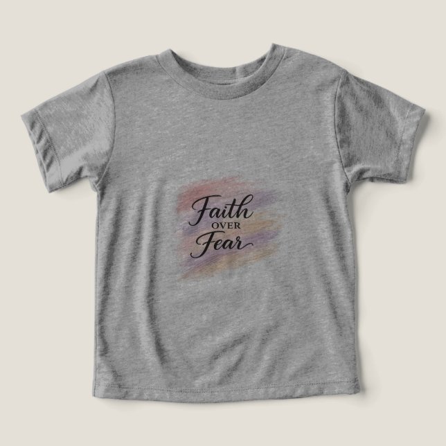 Faith Over Fear – Modern Christian Inspirational D (Design Front)