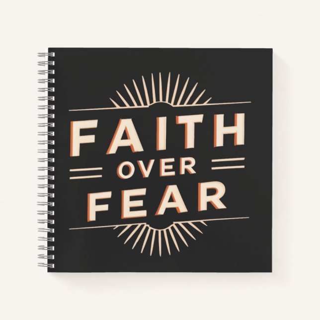 Faith Over Fear Notebook (Front)